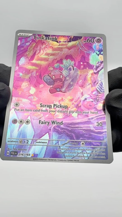 Tinkatink - 216/193 Pokemon TCG Illustration Rare SV02: Paldea Evolved Near Mint - Image 2