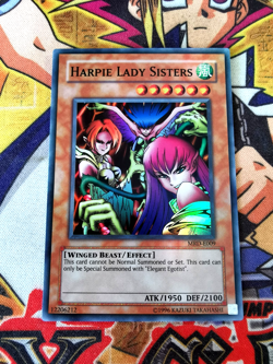 Harpie Lady Sisters mrd-e009 Unltd Ed (NM+) Super Rare Yu-Gi-Oh! - Image 1