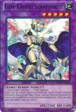 1X NM Gem-Knight Seraphinite - HA07-EN058 - Super Rare Unlimited Hidden Arsenal - Image 1