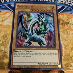 Yugioh Blue-Eyes White Dragon KACB-EN001 NM - Image 1
