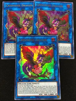 Yugioh Crossrose Dragon DUOV-EN015 1st ULTRA x3 (NM) - Image 1