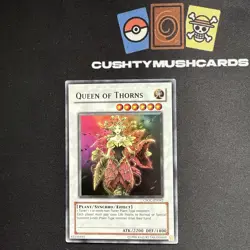 YUGIOH QUEEN OF THORNS SUPER RARE CSOC-EN042 - Image 1