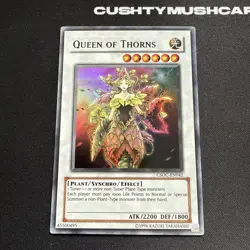 YUGIOH QUEEN OF THORNS SUPER RARE CSOC-EN042 - Image 2
