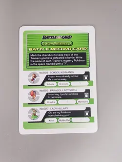Iron Defense Battle Record Pokemon Game Boy Advance Battle E Reader Card RARE - Image 1
