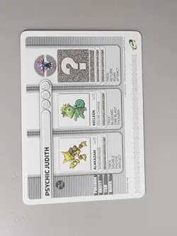 Psychic Judith E-Reader GBA Ruby & Sapphire 2003 Battle Card - Image 2