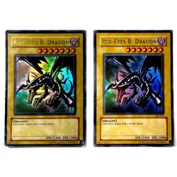 2-pc Yugioh! Red-Eyes B. Dragon SDJ-001 Ultra Rare (HP) - Image 1