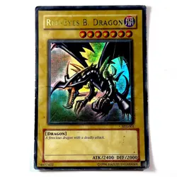 2-pc Yugioh! Red-Eyes B. Dragon SDJ-001 Ultra Rare (HP) - Image 2