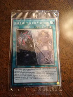The Fallen & The Virtuous 1st Edition Starlight Rare CH01-EN019 Yu-Gi-Oh! SEALED - Image 1