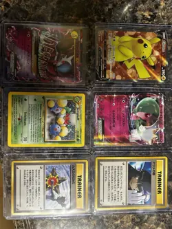 Pokemon lot Graded Card And Top loader Binder - Image 2