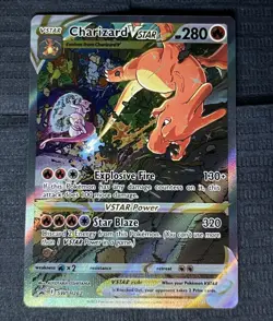 Pokemon TCG Charizard VSTAR SWSH262 Sword & Shield Promo Card Holo NM Condition - Image 2