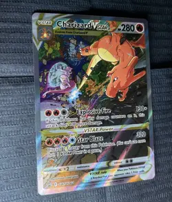 Pokemon TCG Charizard VSTAR SWSH262 Sword & Shield Promo Card Holo NM Condition - Image 5