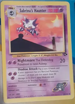 8 WOTC Pokemon Cards- Sabrina's Gym Lot #2 Featuring Scary Pokemon (LP/NM) - Image 4