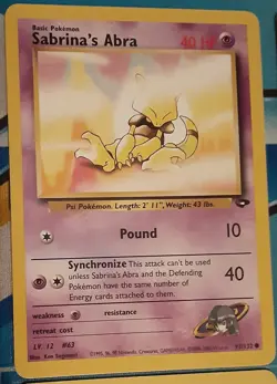 8 WOTC Pokemon Cards- Sabrina's Gym Lot #2 Featuring Scary Pokemon (LP/NM) - Image 5