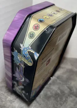 EMPTY Pokemon Champions Gengar Collector Card Storage Tin Nintendo 2016 NO CARDS - Image 4