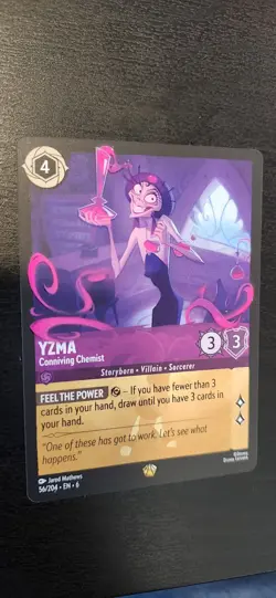 Disney Lorcana Azurite Sea Yzma Conniving Chemist Card 56/204 Regular - Image 3