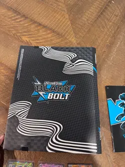 Pokemon Black Bolt Binder with Player's Guide and EX Cards and Pokeballs - Image 5