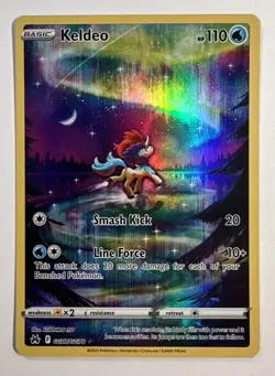 Keldeo GG07/GG70 Galarian Gallery Alt Art Crown Zenith Pokemon Card 2023 - Image 1