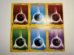 [NM] 6 card lot Vs and e-series Energies Japanese Pokemon TCG US SELLER - Image 1