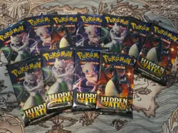 Pokemon Trading Card Game Sun & Moon Hidden Fates Booster Pack 1 Pack 609411429020 - Image 1