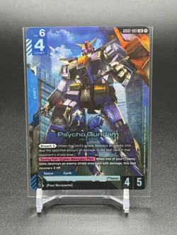 Psycho Gundam (GD02-001) [Foil] (NM) - Gundam Card Game - Dual Impact (ENG) - Image 1