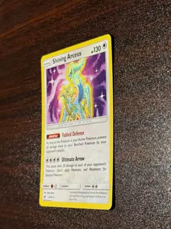 Shining Arceus Holo 57/73 Shining Legends NM Pokemon TCG Card 2017 - Image 2