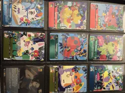Digimon Floral Fun Card Set - Cards Only! - Image 1
