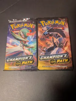 x2 Champion's Path Booster Packs - New/Sealed - Pokemon Cards - Image 1