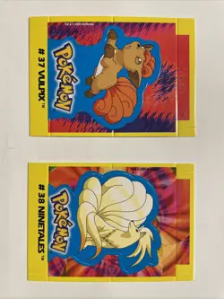 Vulpix Ninetales Pokemon 2000 Navarrete Buildable Card Kanto Edition - Image 1