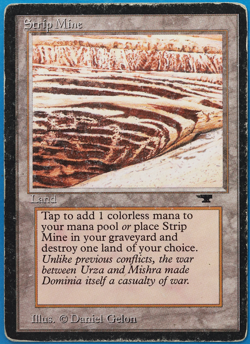 Strip Mine (c No Horizon) Antiquities HP/DAMAGED CARD (506170) ABUGames - Image 1