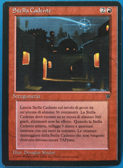 Falling Star Legends (ITALIAN) HP/DAMAGED (Reserved List Magic Card) (506210) - Image 1