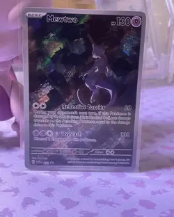 Pokemon Card TCG - Mewtwo SVP 052 Black Star Promo Scarlet & Violet 151 Promo NM - Image 1
