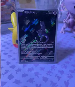 Pokemon Card TCG - Mewtwo SVP 052 Black Star Promo Scarlet & Violet 151 Promo NM - Image 3