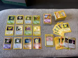 Vintage Huge Pokemon 1999 LOT 2nd Edition 12 Holo + Huge Stack Over 150 Cards VG - Image 1
