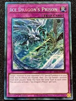 Ice Dragon’s Prison Collector’s Rare 1st Edition Mint Yu-Gi-Oh Card [RA01-EN078] - Image 1