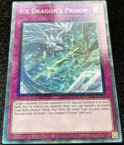 Ice Dragon’s Prison Collector’s Rare 1st Edition Mint Yu-Gi-Oh Card [RA01-EN078] - Image 2