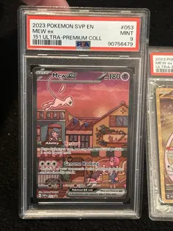 2 PSA Graded Mew Premium Collection Cards - Image 2
