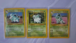 Pokemon TCG Nidoqueen, Nidorina, Nidoran Jungle full evolution - 3 cards NM - Image 2