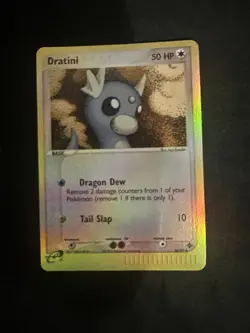 2003 Pokemon Dratini EX Dragon Set Reverse Holo Foil Card 26/97 E-Reader Edition - Image 1