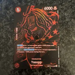OP09-013 Yasopp : SP Special Card English One Piece TCG Card : OP12 - Image 1