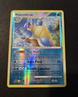 Pokemon Card - Blastoise Reverse Holo Rare Platinum Set 2/127 - Image 1