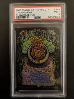 The One Ring (Borderless Poster) #748 Showcase Foil PSA 9 - Image 1