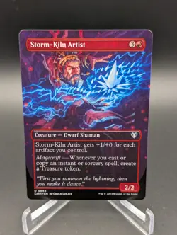 Storm-Kiln Artist (Borderless) Commander Masters Regular - Image 1
