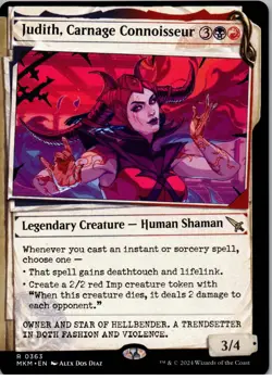 Judith, Carnage Connoisseur (Showcase) - R - Murders at Karlov Manor - 363 - NM - Image 1