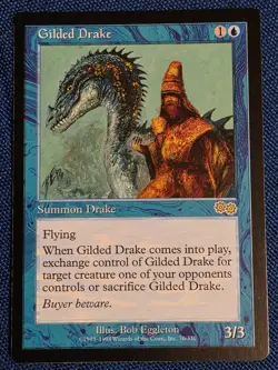 Gilded Drake MTG Urza's Saga NM Unplayed Pack to Sleeve - Image 1