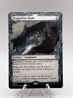 Dragonfire Blade 0324 Showcase Tarkir: Dragonstorm TDM MTG NM - Image 1