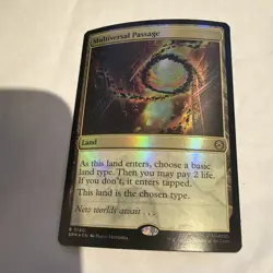 Multiverse Passage Foil (0180) Spiderman MTG - Image 1