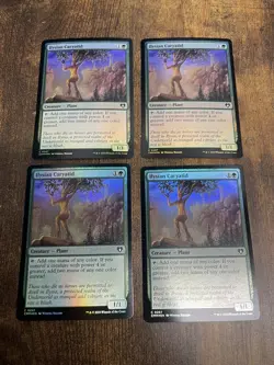 4x Ilysian Caryatid Foil MTG CMM Commander Masters Pack Fresh - Image 1