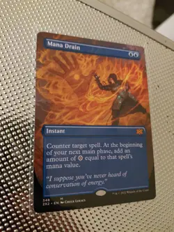 🔥 Mana Drain (Borderless) - Double Masters 2022 - Mythic Rare - MTG - NM/MINT - - Image 1