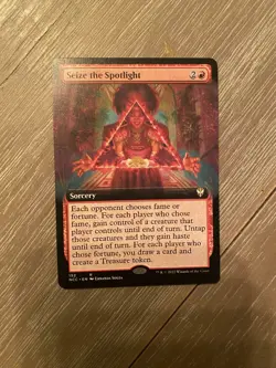 🔮 MTG: Seize the Spotlight (Extended Art) Streets of New Capenna Commander NM - Image 1