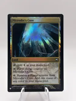 Mirrodin's Core 165/165 Foil Mystery Booster The List Darksteel MTG LP - Image 1